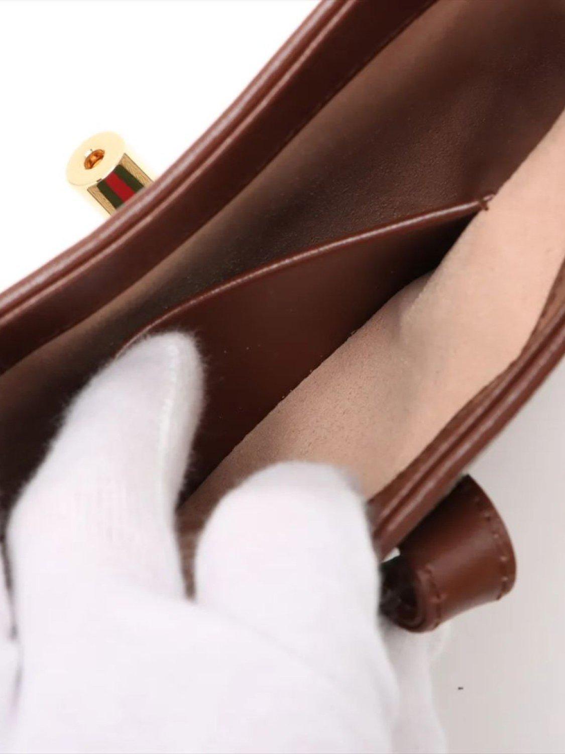 Product image 7 of 10, which shows Pre-loved GUCCI GG Supreme Jackie 1961 Bag, Brown/Multi