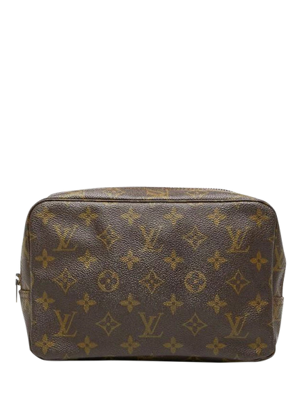 Pre-loved Louis Vuitton Monogram Trousse Toilette Bag, Brown, Brown
