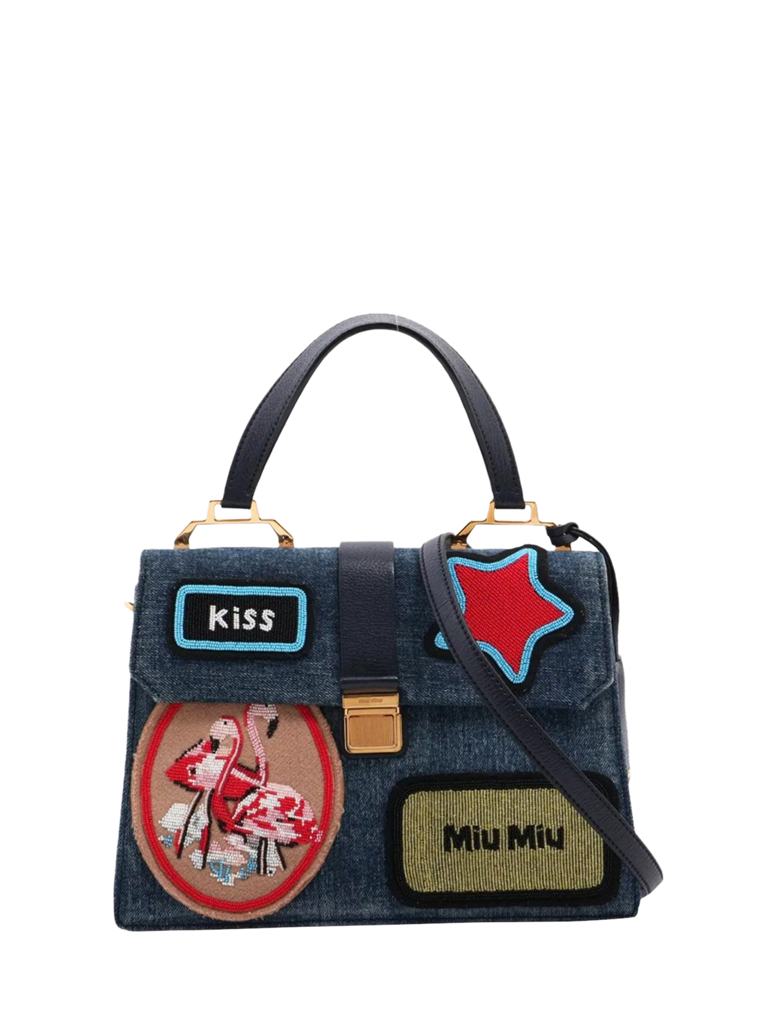 Miu Miu 99AW デニム メッセンジャーバッグ denim bag Miu Miu 99AW デニム メッセンジャーバッグ denim bag MIU MIUのバッグ