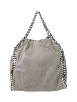 Pre-loved Stella McCartney Falabella Chain Shoulder Bag, Grey - view 2, Grey
