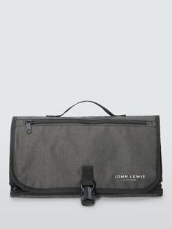 John Lewis Travel Changing Mat, Black, Black
