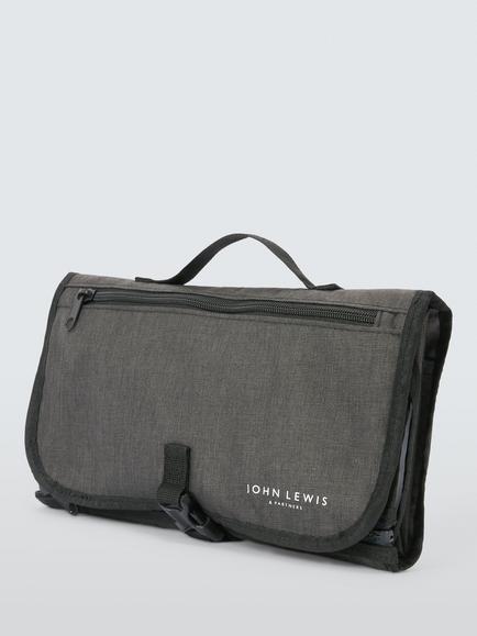 John Lewis Travel Changing Mat, Black - view 2, Black