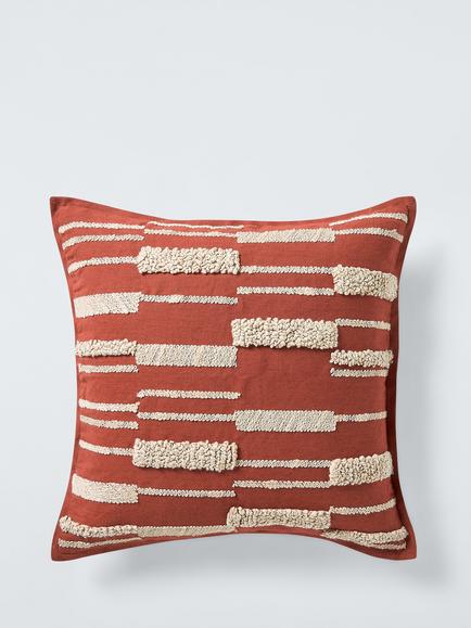 John Lewis Olina Cushion, Umber