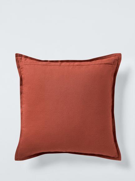 John Lewis Olina Cushion - view 2, Umber