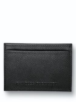 Charles Tyrwhitt Leather Card Holder, Black, Black