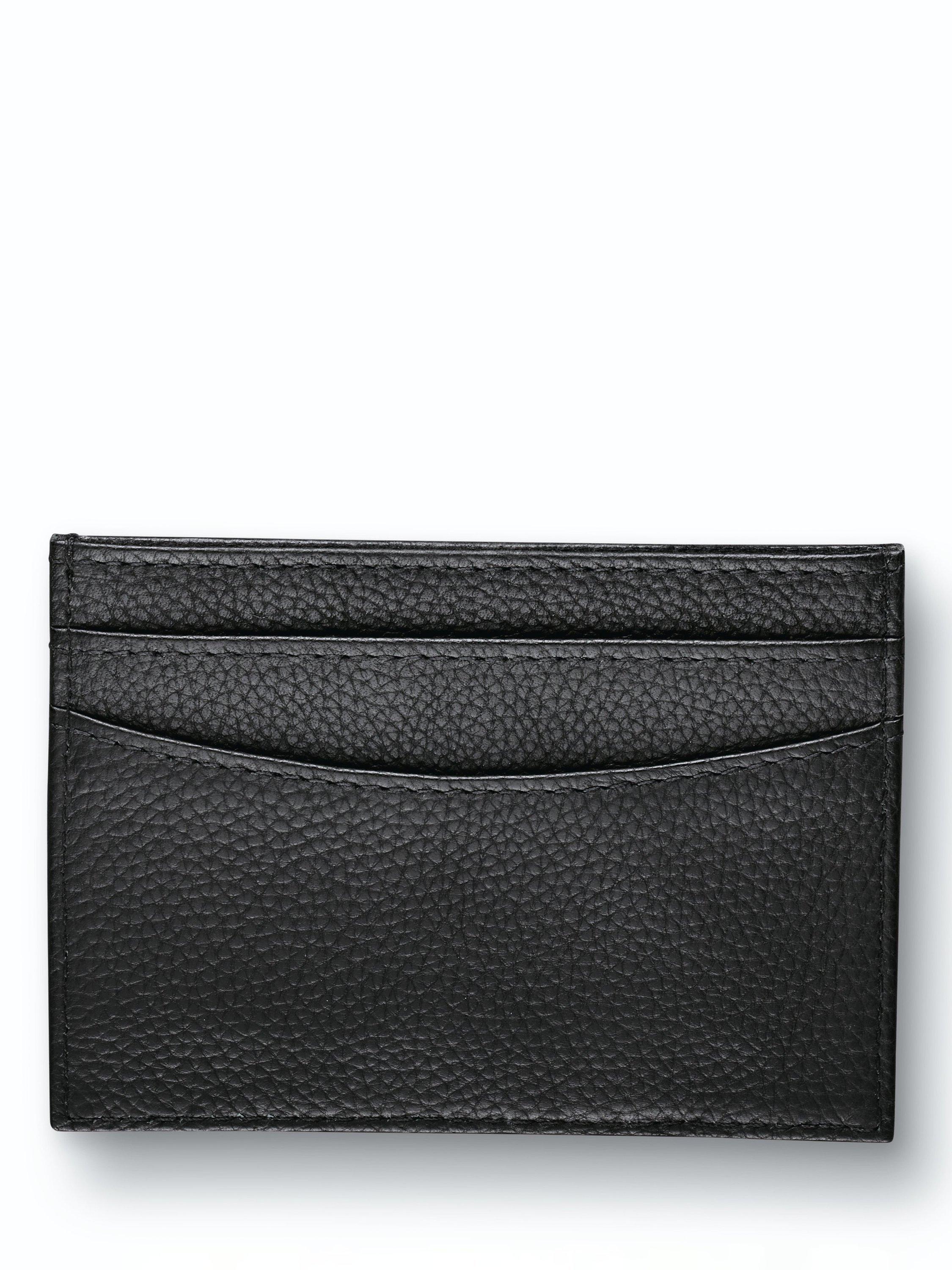 Product image 3 of 4, which shows Charles Tyrwhitt Leather Card Holder, Black