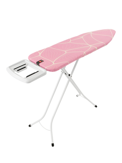 Brabantia Ironing Board B, 124 x 38cm, Solid Steam Iron Rest - Lilac Waves - view 2, 