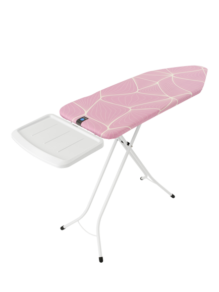 Brabantia Ironing Board C, 124 x 45cm, Solid Steam Unit Holder - Lilac Waves - view 2, 