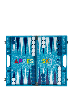 MaisonGames Apres Ski Backgammon, Blue