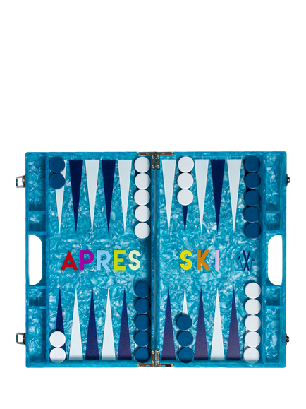 MaisonGames Apres Ski Backgammon, Blue
