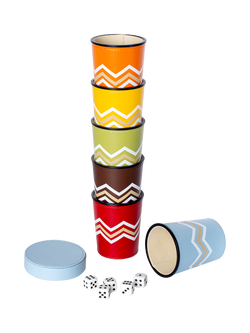 MaisonGames Leather Perudo Set, Multi