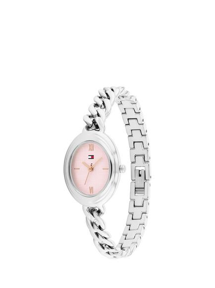 Tommy Hilfiger 1782876 Women's Oval Bracelet Strap Watch, Silver - view 2, Silver