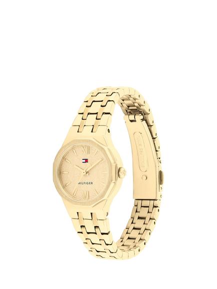 Tommy Hilfiger 1782886 Women's Round Bracelet Strap Watch, Gold - view 2, Gold