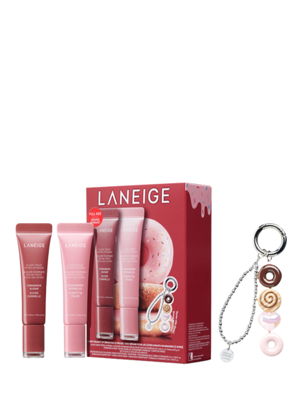 LANEIGE Donut Delight Lip Serum Duo Skincare Gift Set, 