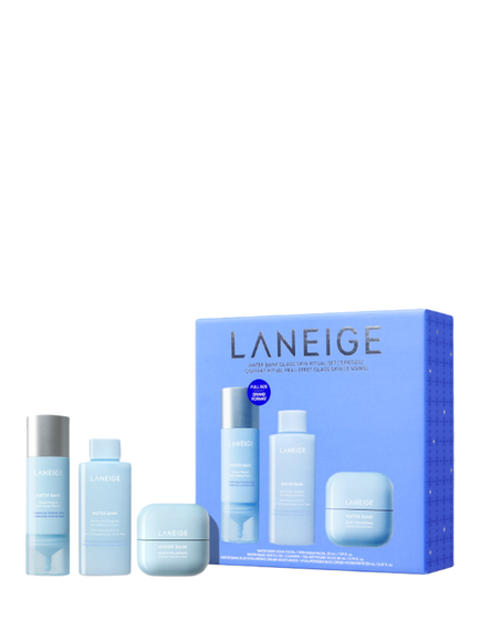 LANEIGE Water Bank Glass Skin Ritual Skincare Gift Set, 