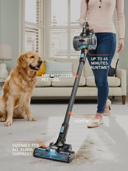 Vax Blade 4 Pet Cordless Vacuum Cleaner, Black Cyan - view 2, Black Cyan