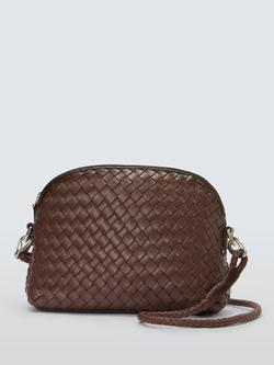 Dragon Diffusion Chunky Fellini Pochette Crossbody Bag, Dark Brown, Dark Brown
