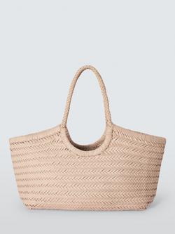 Dragon Diffusion Nantucket Woven Leather Tote Bag, Natural, Natural