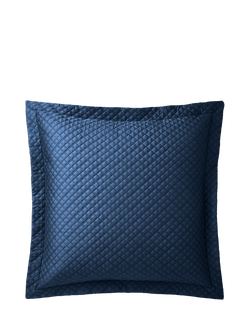 Ralph Lauren Argyle Square Oxford Quilted Pillowsham, Navy