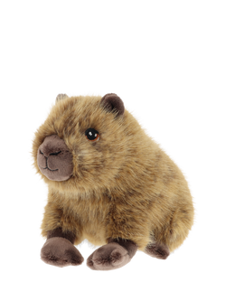 Keel Toys Capybara Soft Toy, 18cm, Multi