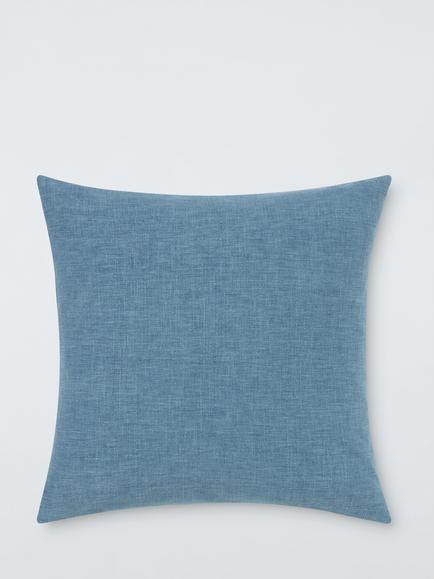 John Lewis Cotton Blend Cushion, Denim