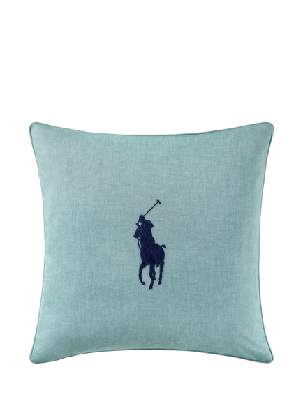 Ralph Lauren Oxford Cushion Cover, Blue, Evergreen