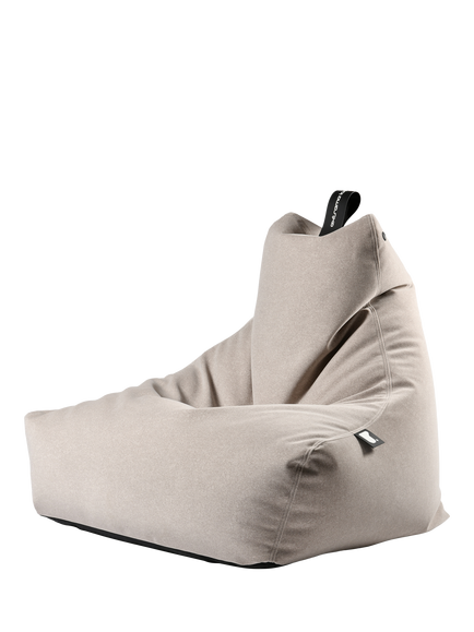 Extreme Lounging Mighty Brushed Suede Bean Bag, Stone