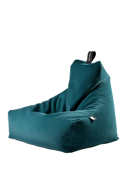 Extreme Lounging Mighty Brushed Suede Bean Bag, Teal