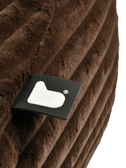 Extreme Lounging Cord Beanbag Chair - view 2, Brown