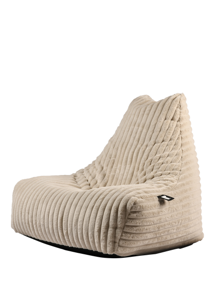 Extreme Lounging Cord Beanbag Chair, Natural