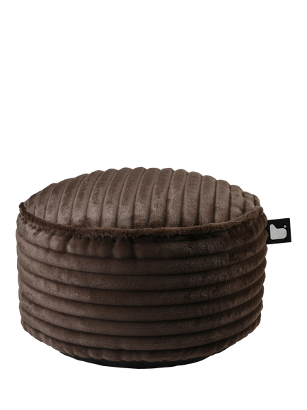 Extreme Lounging Cord Drum Pouffe, Brown