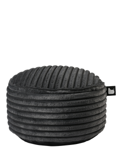 Extreme Lounging Cord Drum Pouffe, Grey