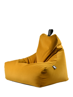 Extreme Lounging Mighty Brushed Suede Bean Bag, Mustard