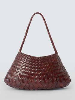 Dragon Diffusion Rosanna Mini Leather Shoulder Bag, Bruciato, Bruciato