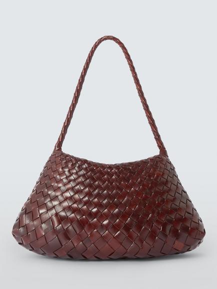 Dragon Diffusion Rosanna Mini Leather Shoulder Bag, Bruciato, Bruciato