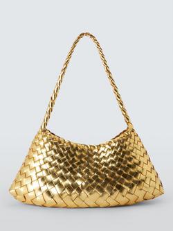 Dragon Diffusion Rosanna Mini Leather Shoulder Bag, Gold, Gold