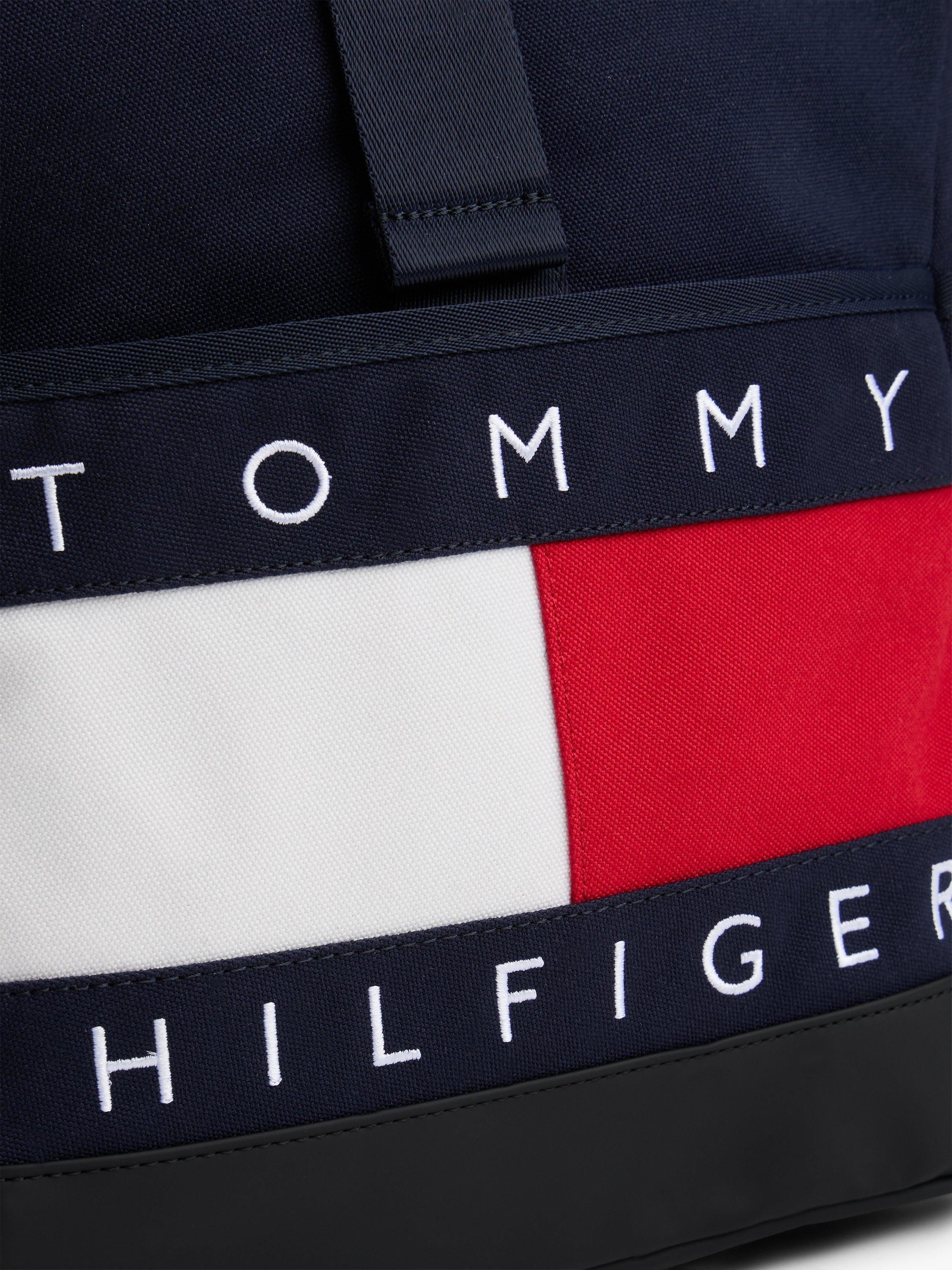 Product image 3 of 6, which shows Tommy Hilfiger Kids' Heritage Flag Roll Top Backpack, Navy