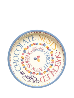 Emma Bridgewater Easter Toast Deep Round Steel Tray, Multi, Pastel