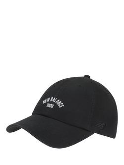 New Balance NB 1906 6 Panel Cotton Baseball Cap, Black, Black