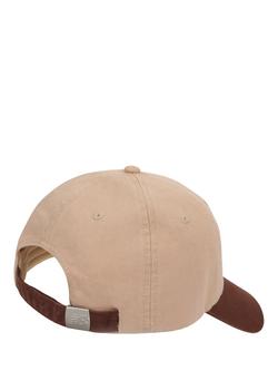 New Balance NB 6 Panel Flying Stack Logo Baseball Cap, Clay/Oak - view 2, Clay/Oak