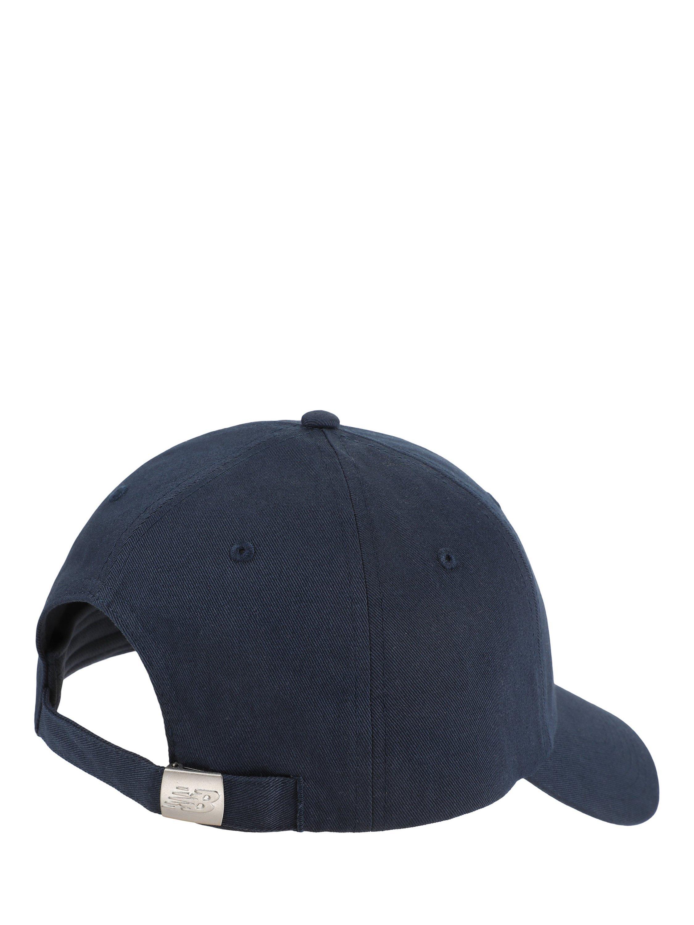 Product image 2 of 3, which shows New Balance 6 Panel NB Patch Logo Hat, Navy