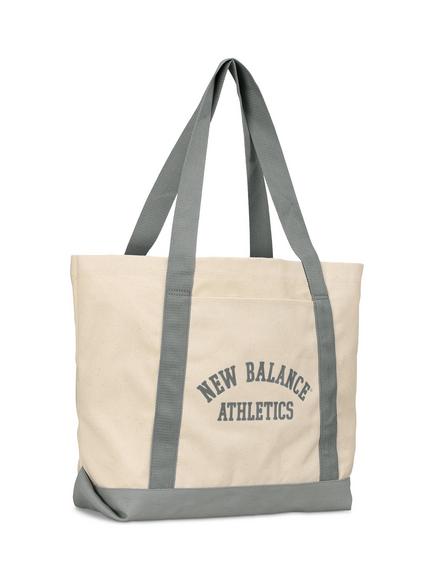 New Balance Canvas Tote Bag, Grey, Grey