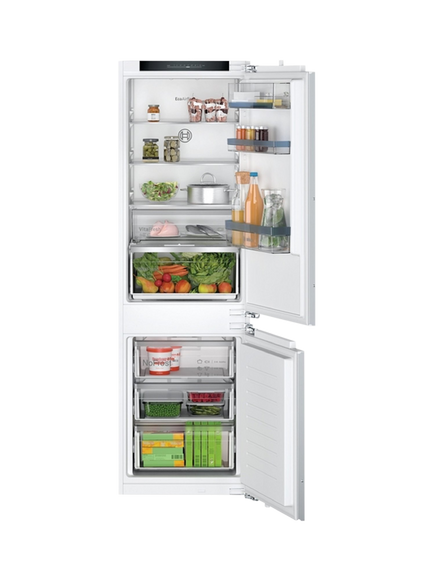 Bosch OUTLET Series 4 KIN86VFE0G Integrated 60/40 Fridge Freezer, Like New, White, White