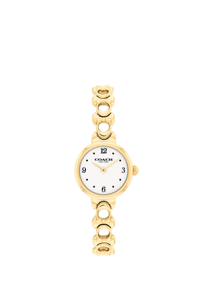 Coach 14504650 Women's Round Bracelet Strap Watch, Gold, Gold