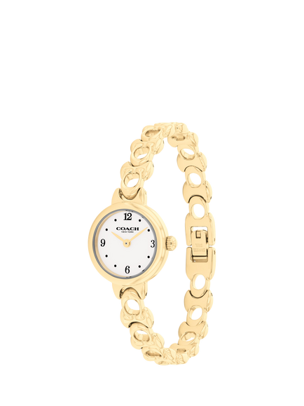 Coach 14504650 Women's Round Bracelet Strap Watch, Gold - view 2, Gold