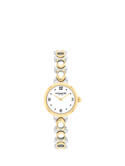 Coach 14504653 Women's Round Bracelet Strap Watch, Bi-colour, Bi-colour