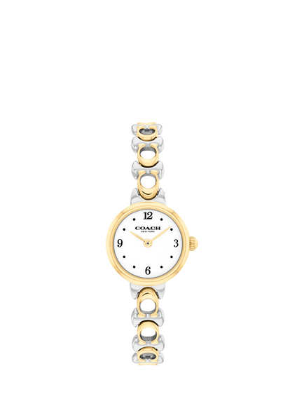 Coach 14504653 Women's Round Bracelet Strap Watch, Bi-colour, Bi-colour