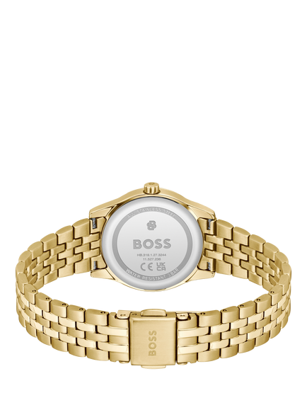 HUGO BOSS 1502843 Women's Round Bracelet Strap Watch, Gold - view 2, Gold