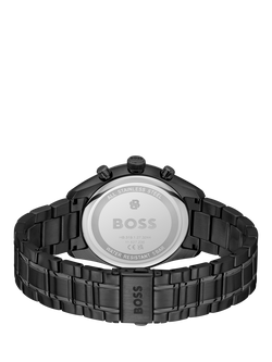HUGO BOSS 1514314 Men's Grand Prix 44 Round Bracelet Strap Watch, Black - view 2, Black
