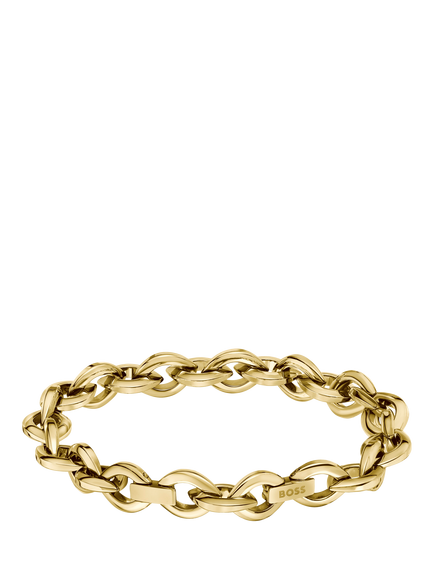 HUGO BOSS Chunky Chain Bracelet, Gold, Gold